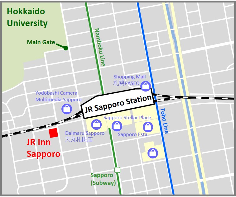 Map of JR Inn